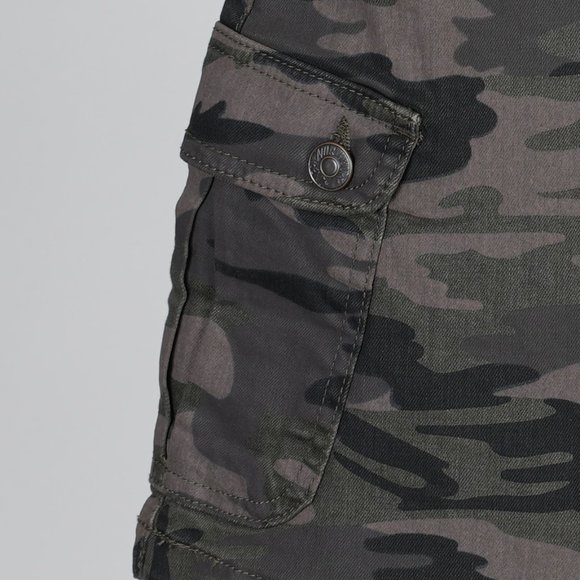 Northmore Denim Camo Mini Skirt Size UK 8/US 4 - Picture 6 of 8